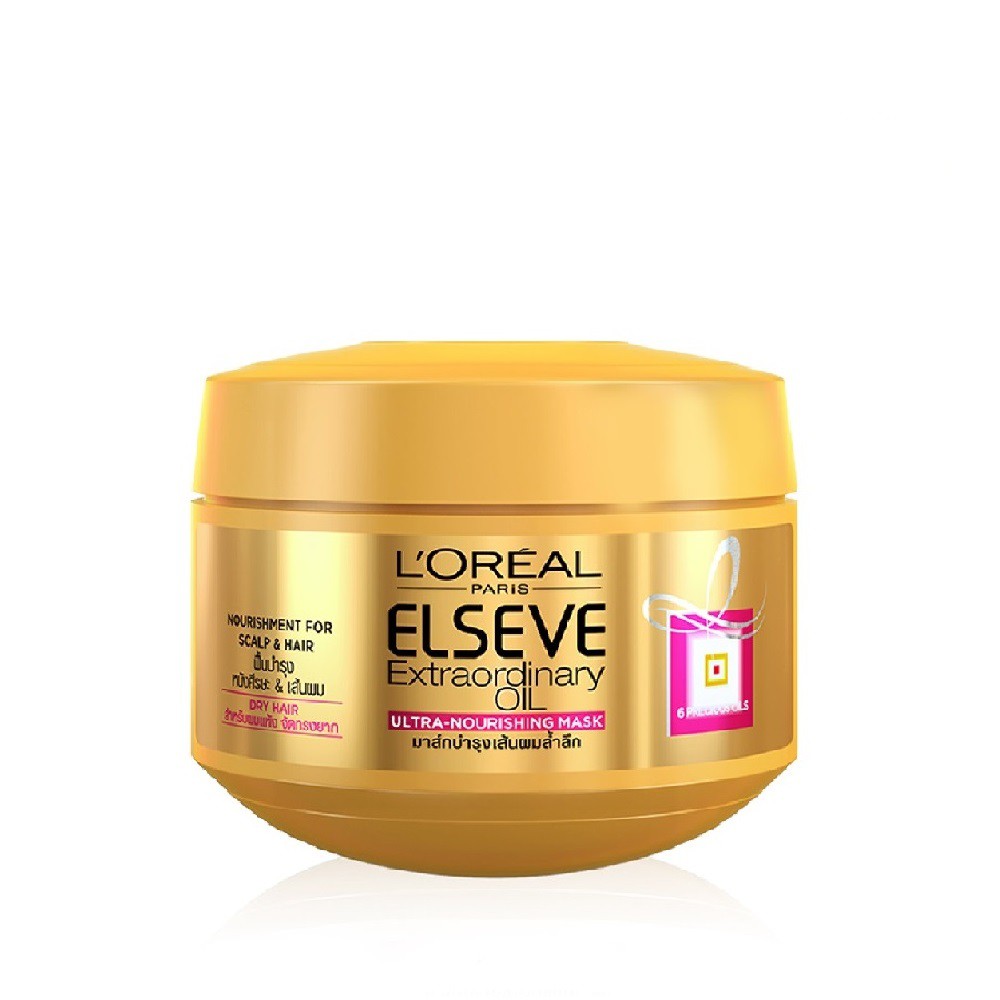 Kem ủ chiết xuất tinh dầu hoa L'Oreal Paris Elseve Extraordinary Oil Ultra Nourishing 200ml