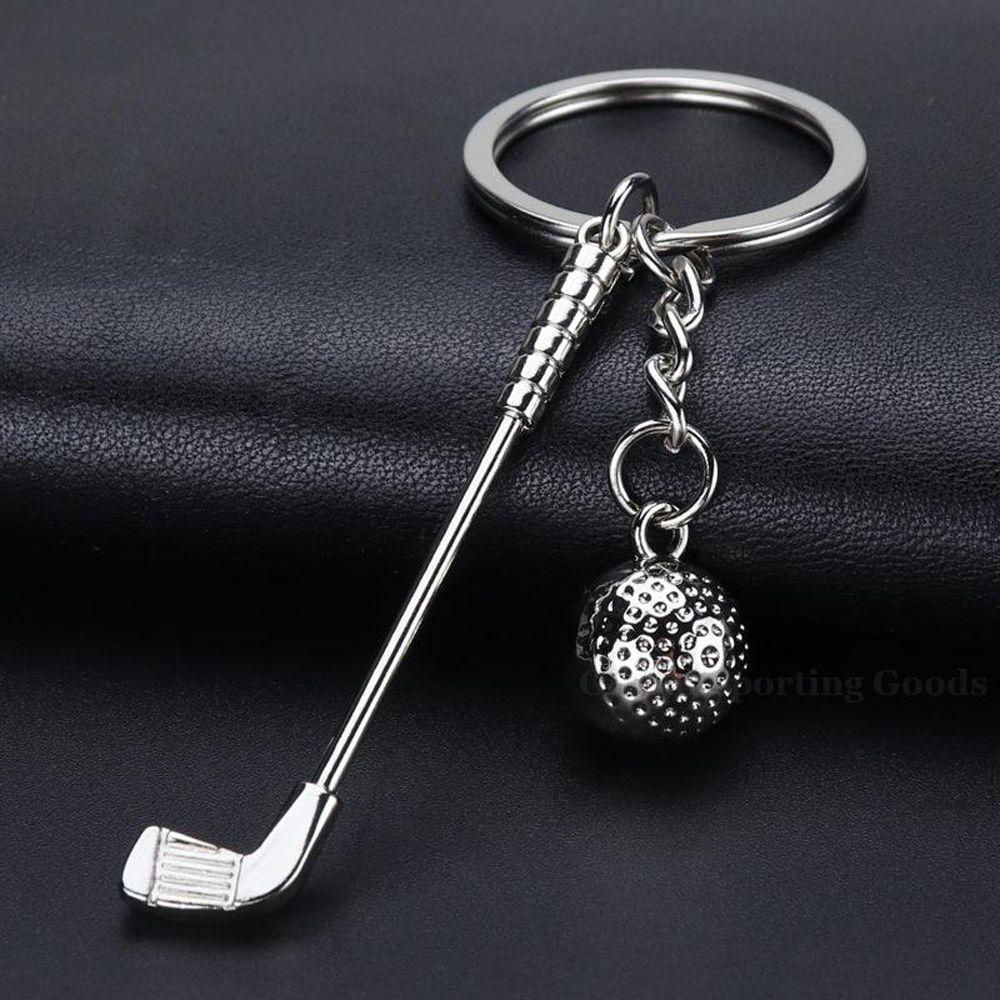 LANFY Móc Khóa Quả Bóng Golf Bằng Kim Loại Sáng Tạo