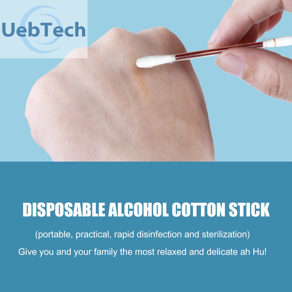 Set 50/100 tăm bông y tế dùng một lần tiện dụng