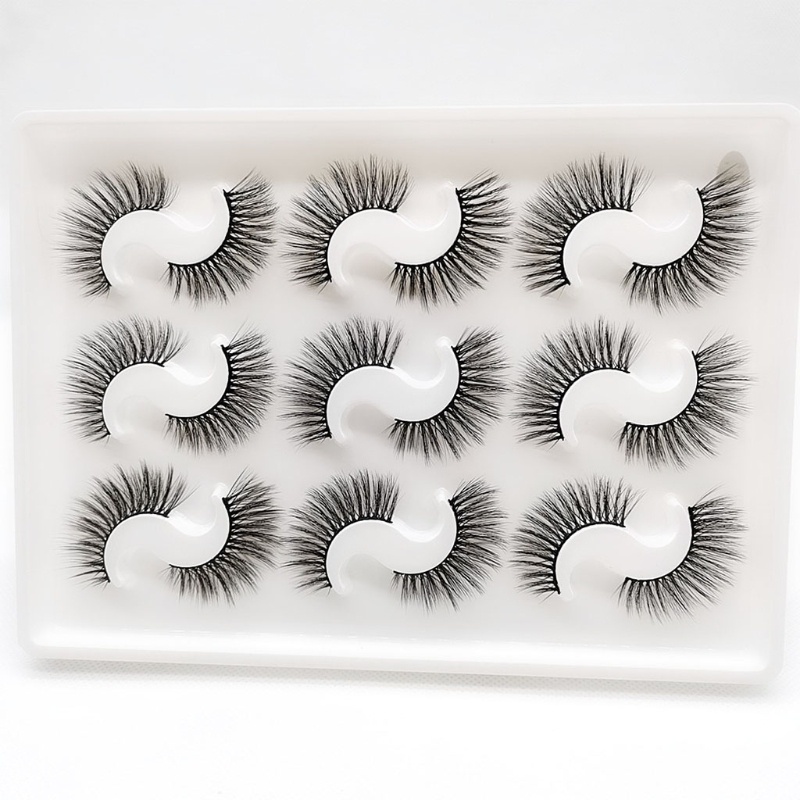 Set 9 Cặp Lông Mi Giả Tự Nhiên Trang Điểm Tự Nhiên Có Thể Tái Sử Dụng