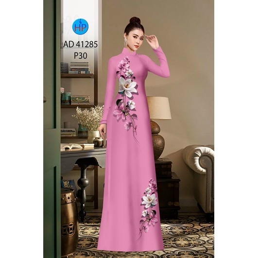 Vải áo dài hoa eo