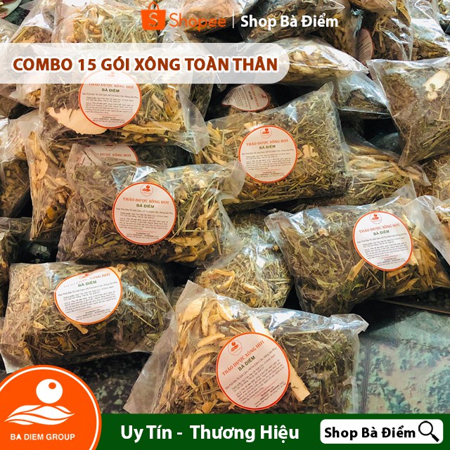 15 Gói Lá Xông Hơi Sau Sinh Liệu Trình 1 Tháng - Lá Xông Cho Bà Đẻ| Lá Xông Sản Phụ - shop Bà Điểm