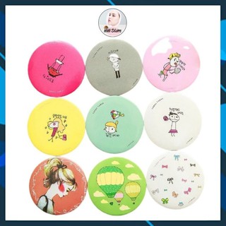 Gương cầm tay bỏ túi - gương mini dáng tròn kiểu dáng hàn quốc