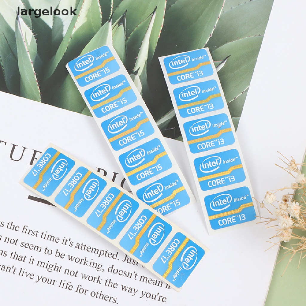 Nhãn dán logo laptop Intel Core i3 i5 i7 chất lượng cao