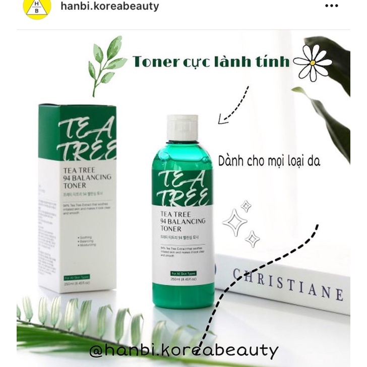 Toner tràm trà Prreti Tea Tree 94 Balacing🌼