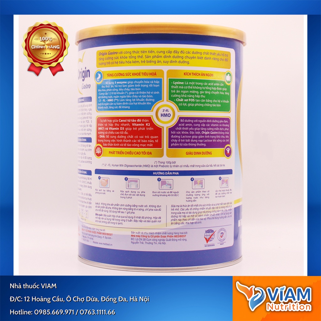Sữa Origin Gastro 900g