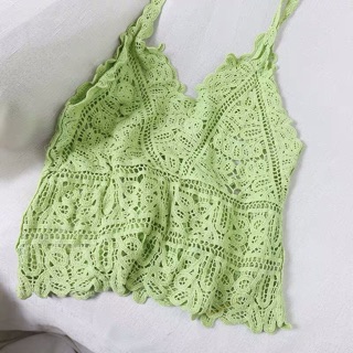 [Sẵn] Áo 2 dây len [ảnh thật ở cuối]