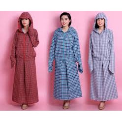 Bộ áo chống nắng toàn thân 2 lớp vải lanh Nhật cao cấp - Giao màu ngẫu nhiên quangcmtn.5016