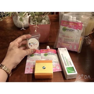 Sét trị nám thái lan garnier 5 món