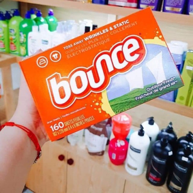 Giấy thơm quần áo Bounce 160 tờ