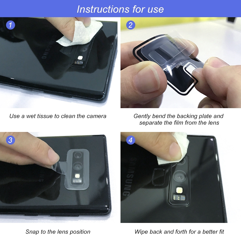 Set 2 Kính Cường Lực Bảo Vệ Camera Sau Cho Samsung Galaxy S10,A,N20Plus,S20,S10Plus,A9,A30,A50