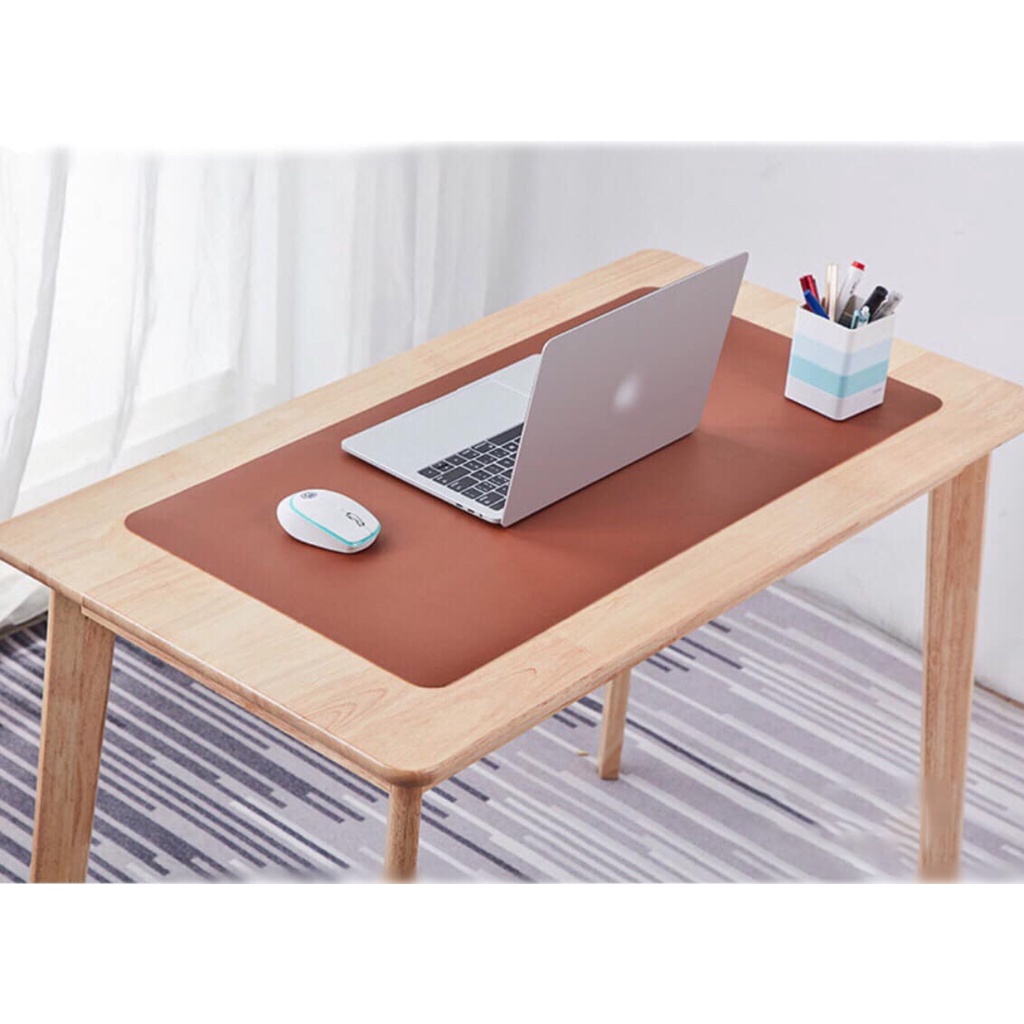 Bàn di chuột, miếng lót chuột khổ lớn kiêm deskpad thảm trải bàn làm việc chống nước hai mặt