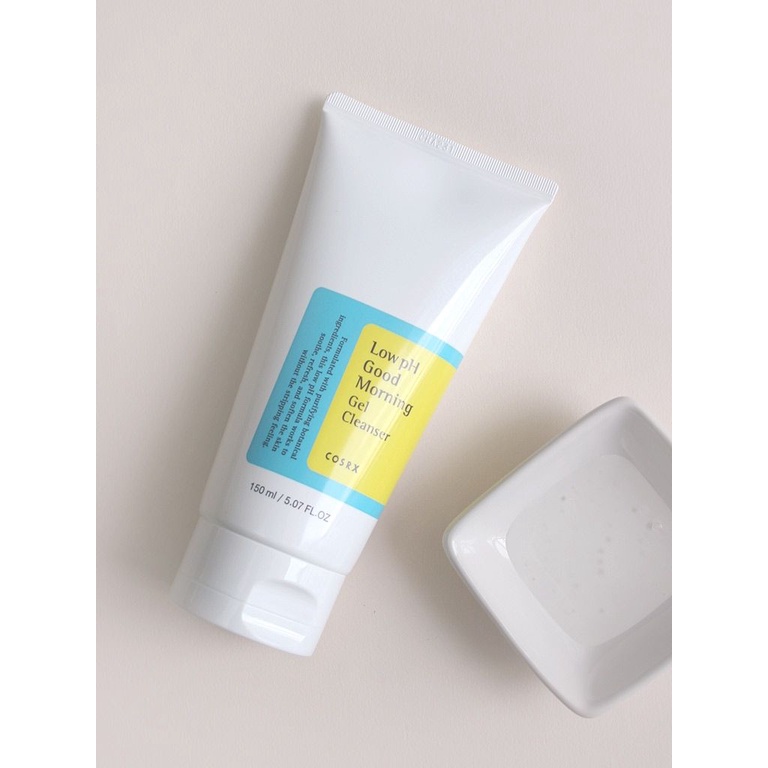 Sữa rửa mặt Cosrx Low PH Good Morning Gel Cleanser Dạng Gel Chiết Từ Dầu Cây Trà