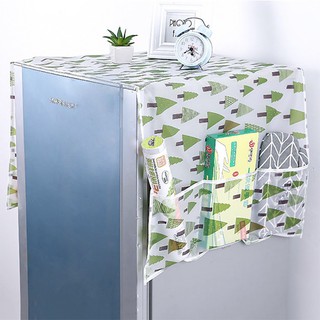 Khăn phủ tủ lạnh chống bụi bẩn , miếng trùm bảo vệ tủ lạnh vrg1167 siêu thị giá rẻ
