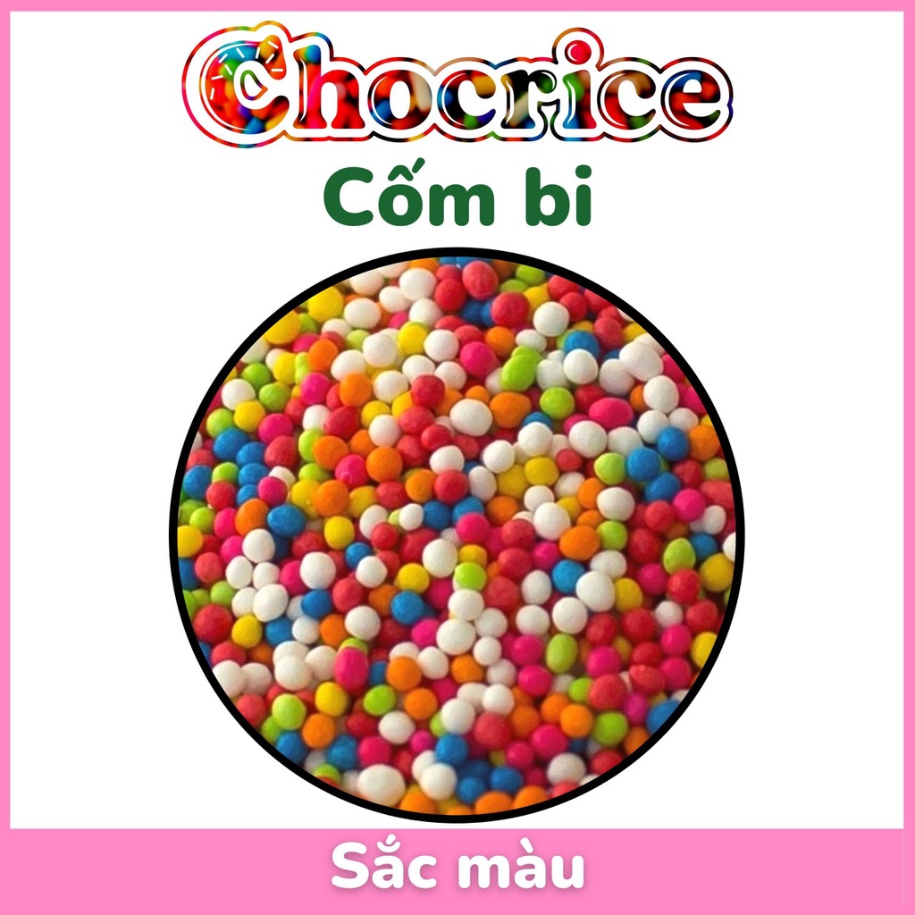 Cốm Bi Tròn Nhiều Màu túi 1kg