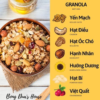 Granola Siêu Hạt Trai Đẹp 500G