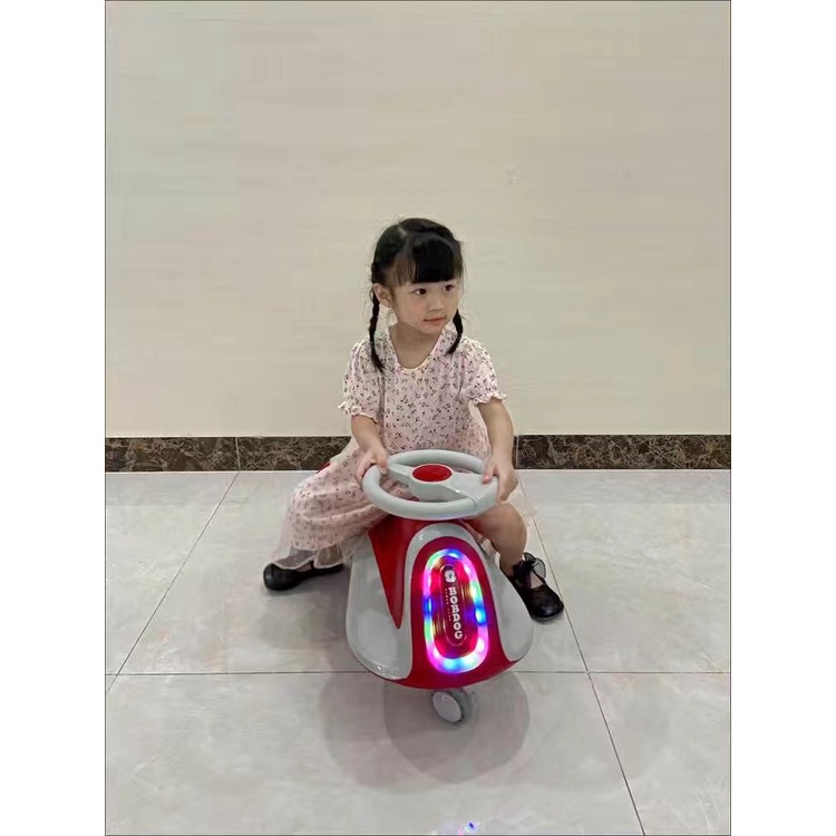 Xe Lắc ,Xe Chòi Chân Cho Bé Cao Cấp Đèn Nhạc Swingcar