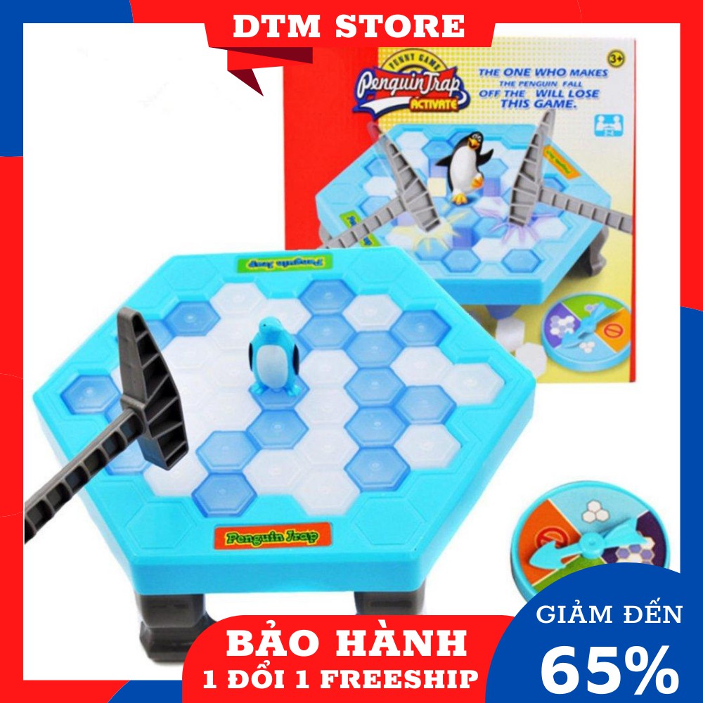 Bộ trò chơi phá băng giải cứu,bẫy chim cánh cụt, an toàn vui nhộn cho gia đình - DTM Store