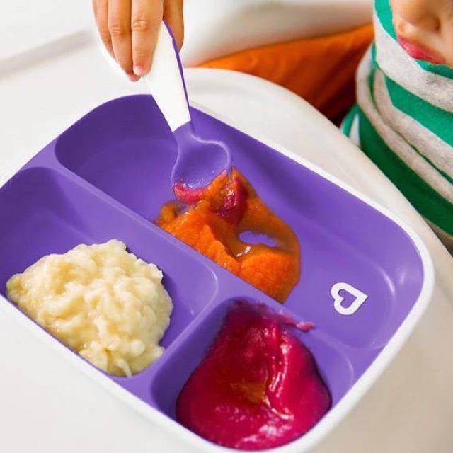 Set 2 khay ăn 3 ngăn Munchkin Mỹ