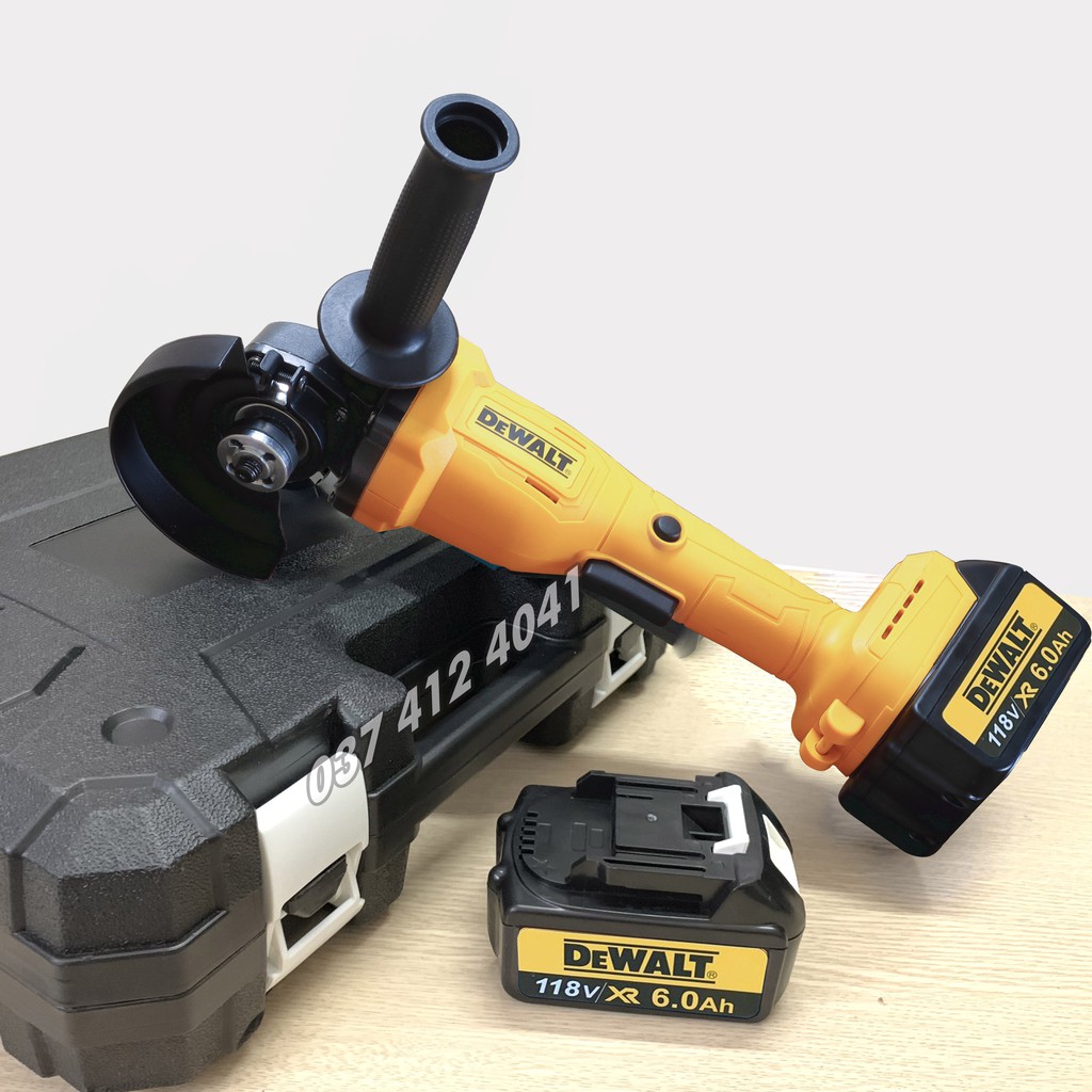 [FREESHIP] Máy mài pin DEWALT 118V 2 PIN không chổi than, Lõi Đồng - Máy mài Góc, Máy Cắt Đường kính 10mm