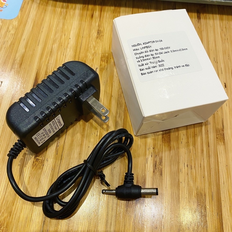 Nguồn 5V 2A đa năng chân chữ T dùng cho các thiết bị 5V. Adapter 5V2A chân to, chân nhỏ