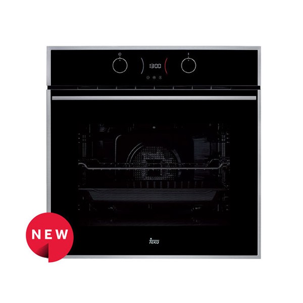 Lò nướng điện Teka HLB 840 - Dung tích 70L, Kính 2 lớp, Đen