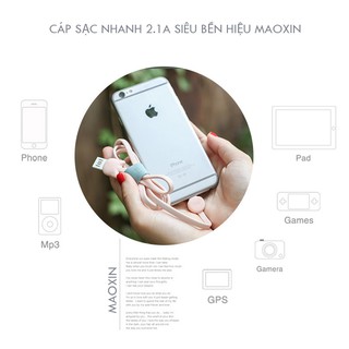 Cáp sạc so cute cho iphone, android