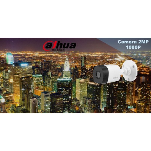 Camera Dahua DH HAC B1A21P 2m 1080p - Thân Trụ Ngoài Trời | BigBuy360 - bigbuy360.vn