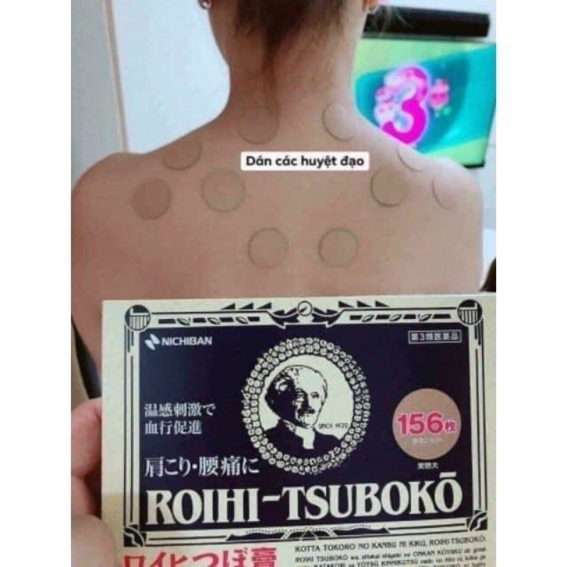 Miếng dán GIẢM ĐAU NHỨC Roihi Tsuboko Nhật Bản 156 miếng, Moon Store 9999