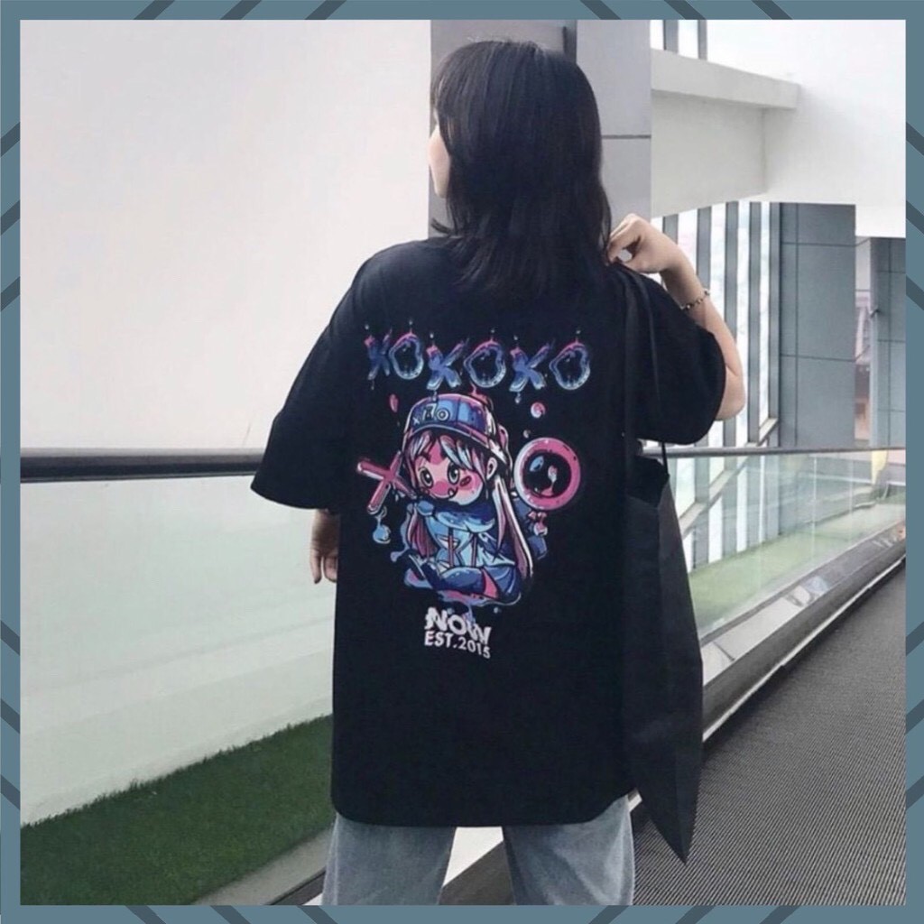 Áo thun in tay lỡ form rộng IN XOXOXO Unisex - Ulzzang mặc cặp