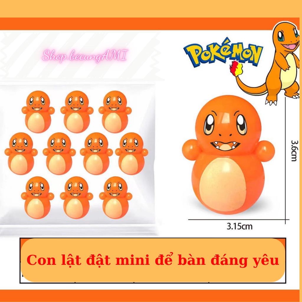 Lật đật Squid Game mini nhiều kiểu đẹp, Đồ chơi lật đật mini Doraemon cho bé cute dễ thương giá rẻ hình Pikachu, Minion