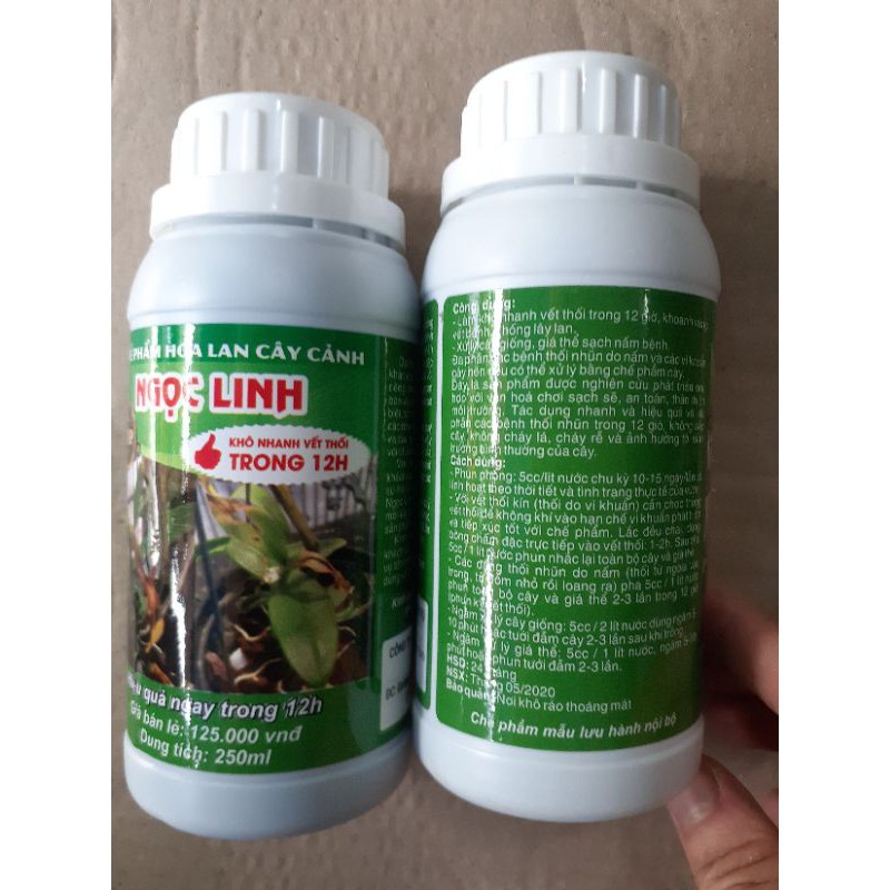 Chế phẩm đặc trị thối nhũn Ngọc Linh 12H A8 VIP chai 250ml