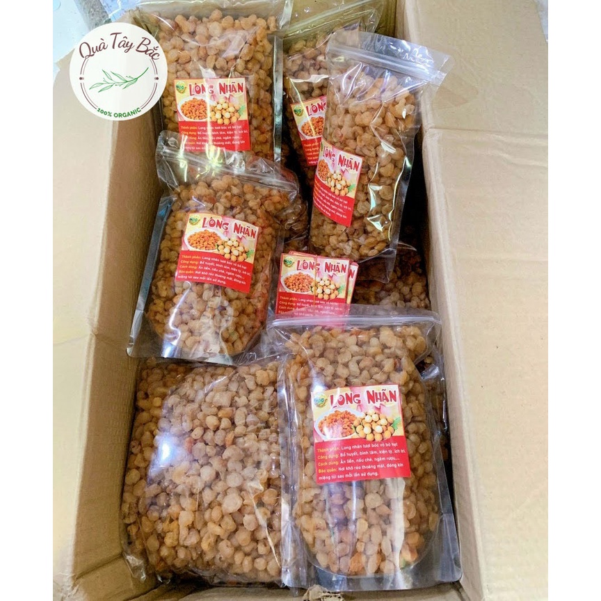 Long nhãn, Cơm nhãn lồng Hưng Yên sấy khô loại ĐẶC BIỆT 500g