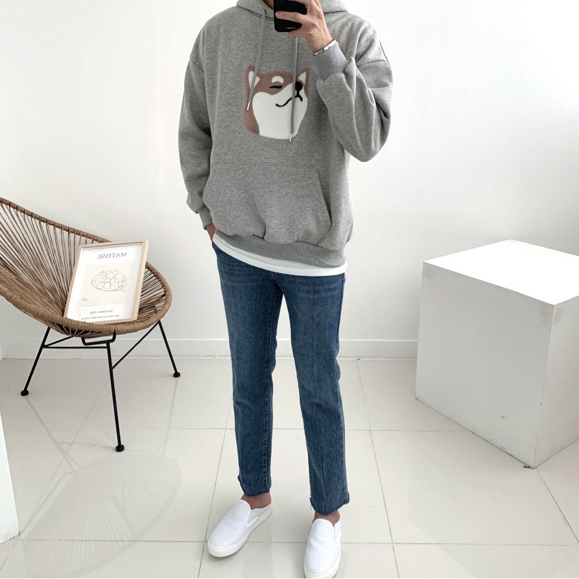 Áo Hoodie Nam Nữ unisex phong cách Hàn Quốc cá tính, Chất nỉ cá sấu mã HD002 - Quà tặng ngẫu nhiên