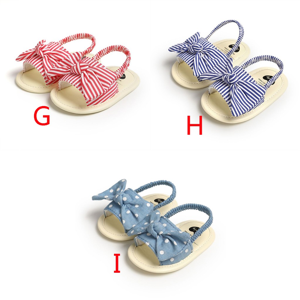 Giày sandal chống trơn dễ thương dành cho bé 0-18 tháng giày búp bê