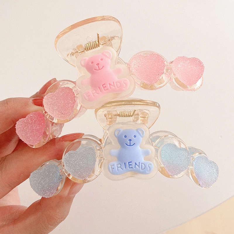 Kẹp Tóc Hình Gấu Gummy Thời Trang Hàn Quốc Dễ Thương Cho Nữ