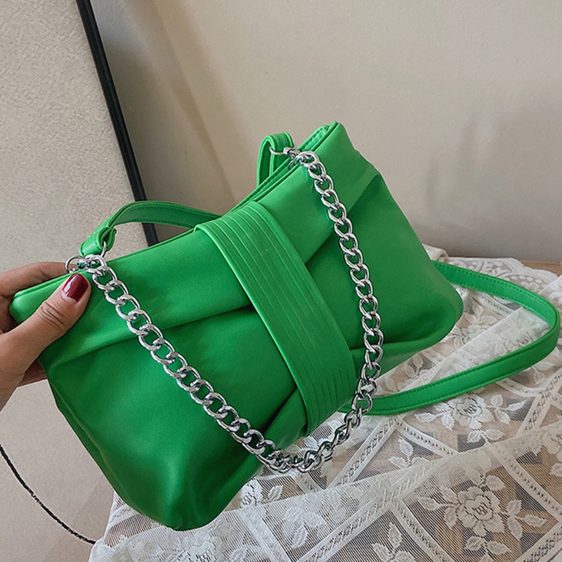 IELGY Túi Đeo Vai Có Dây Xích Kiểu Hàn Quốc Thời Trang Cho Nữ