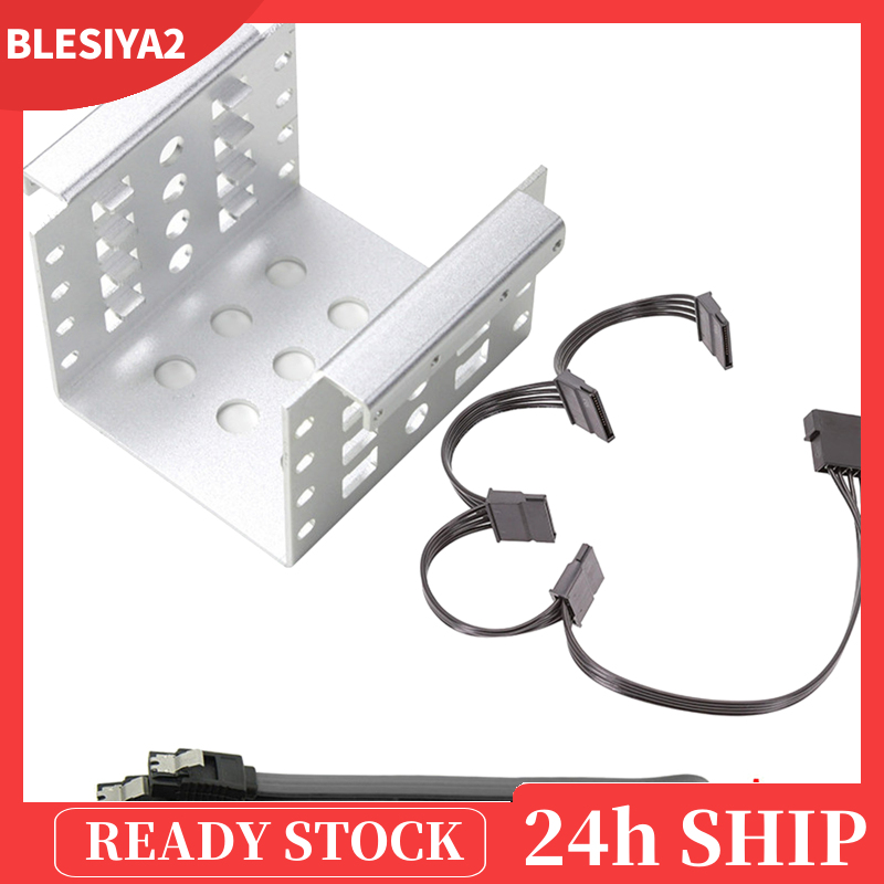 (Hàng Mới Về) Khay Đựng Ổ Cứng Ssd Hdd 4-bay 2.5 Inch Sang 3.5 Inch | BigBuy360 - bigbuy360.vn