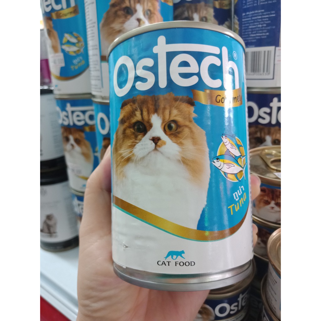 Pate Cho Mèo - Ostech Lon 80gr và 400gr