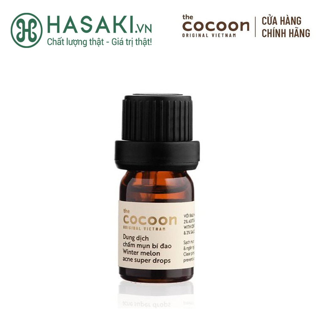 Dung Dịch Chấm Mụn Bí Đao Cocoon Winter Melon Acne Super Drops 5ml | BigBuy360 - bigbuy360.vn