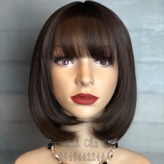 Tóc bộ vic 30cm nâu socola