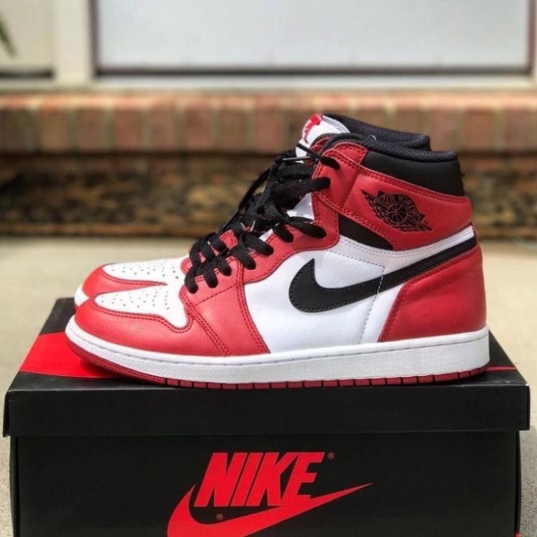 [FREE SHIP] Giày thể thao jordan 1 JD đỏ trắng cao cổ giày sneaker giày nam nữ cao cấp | BigBuy360 - bigbuy360.vn