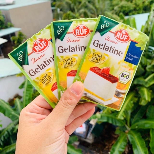 Bột Gelatin hữu cơ RUF của Đức chuyên dùng cho bé từ 6 tháng tuổi