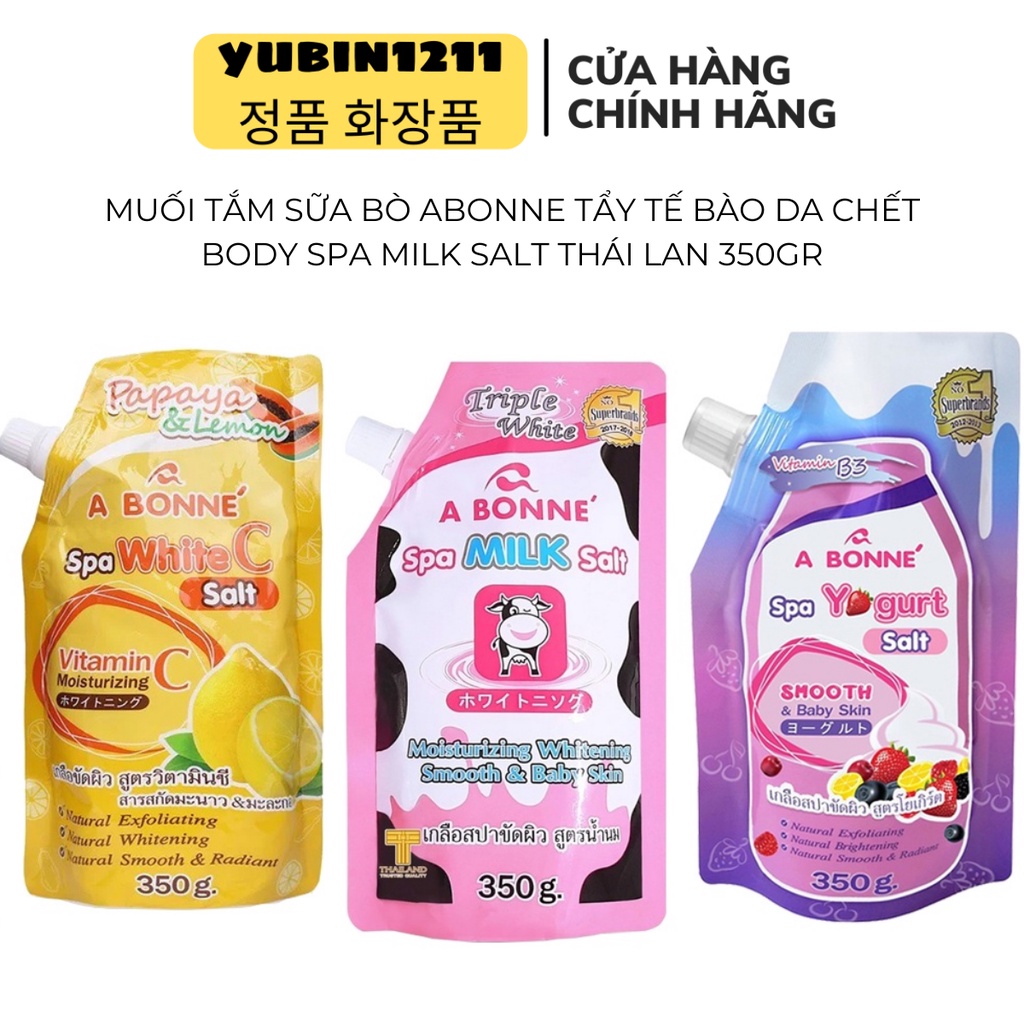 Muối Bò Tẩy Da Chết Body ABONNE