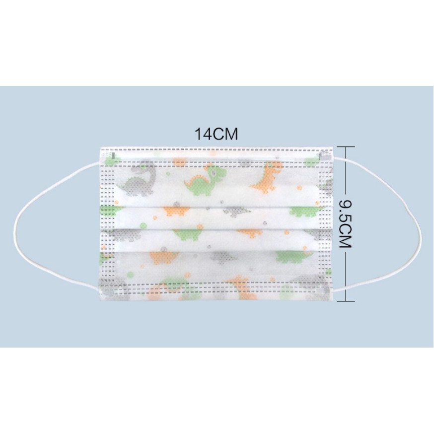 Khẩu trang trẻ em 3d dày dặn, kháng khuẩn cho bé 3 - 12 tuổi