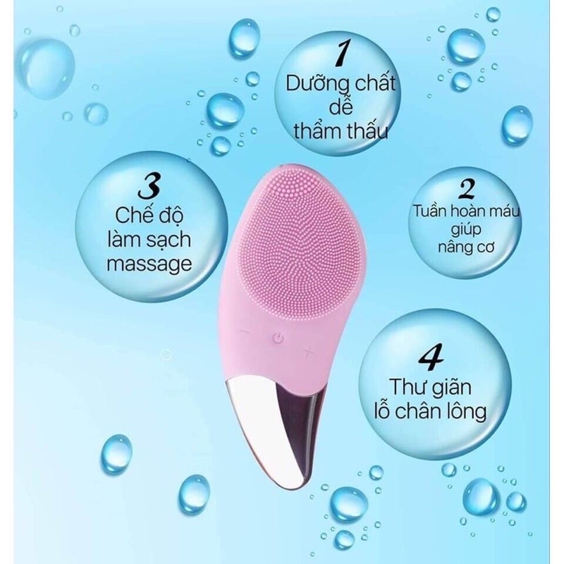 Máy Rửa Mặt sóng siêu âm, nâng cơ, làm sạch sâu dưới da