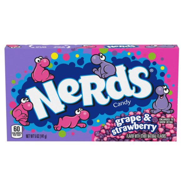 Kẹo Nerds Rainbow cầu vồng hộp 141.7g Mỹ