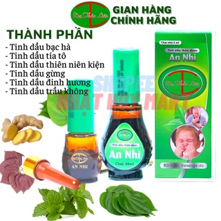 Tinh dầu thảo dược An nhi lọ 20ml chỉ cần bôi bên ngoài