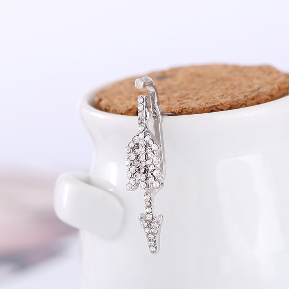 Khuyên tai hình mũi tên đính đá thời trang cá tính cho nữ