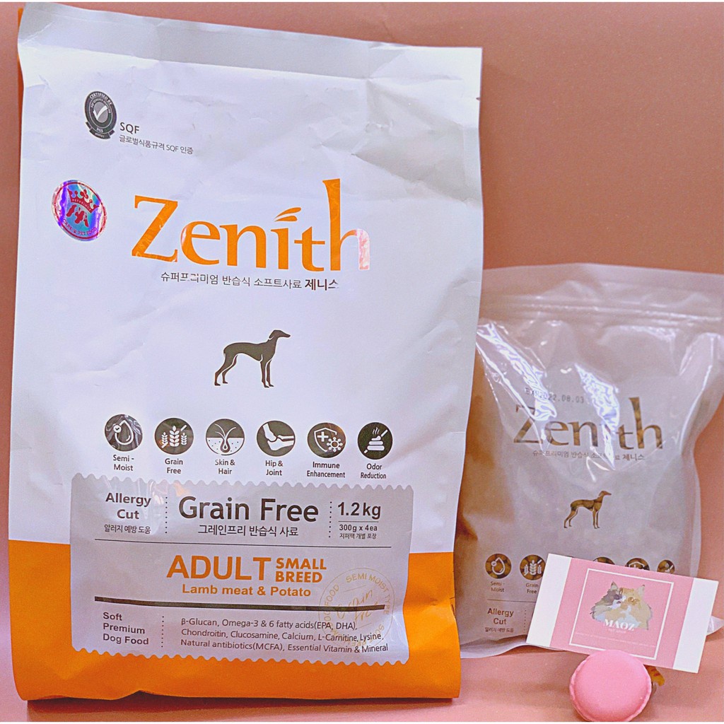 (1,2kg) Thức ăn hạt mềm cho chó nhỏ Zenith